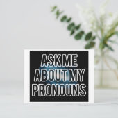 Carte postale Galaxy Pronouns (Debout devant)
