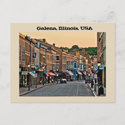 Carte Postale Galena, Illinois, États-Unis (Devant)