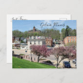 Carte Postale Galena, Illinois Keepsaké Memorabilia (Devant / Derrière)