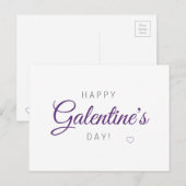 Carte Postale Galentines (Devant / Derrière)