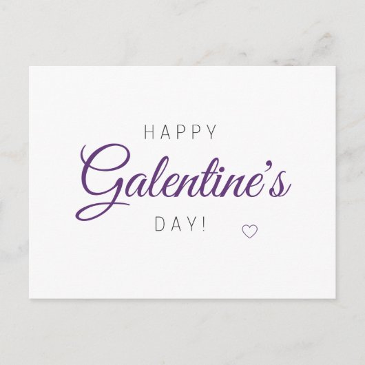 Carte Postale Galentines (Devant)