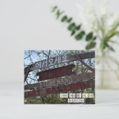 Carte Postale Galerie d'art à la main de pierre (Debout devant)