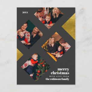 Carte Postale Galerie de photos Carré personnalisée   Noël
