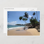 Carte Postale galerie de plage unawatuna (Devant / Derrière)