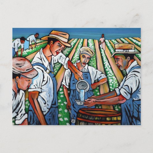 Carte Postale Galerie Grey : Pause d'eau (Devant)