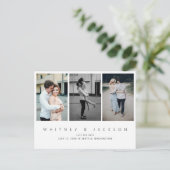 Carte Postale Galerie Multiphoto Enregistrer la date (Debout devant)