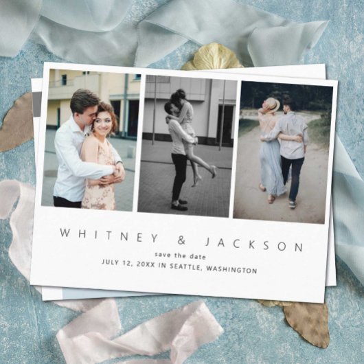 Carte Postale Galerie Multiphoto Enregistrer la date