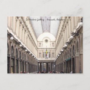 Carte Postale Galerie Saint-Hubert ~ Bruxelles, Belgique
