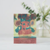 Carte Postale Galerie Smeraldo "Interprétation tournesol" (Debout devant)