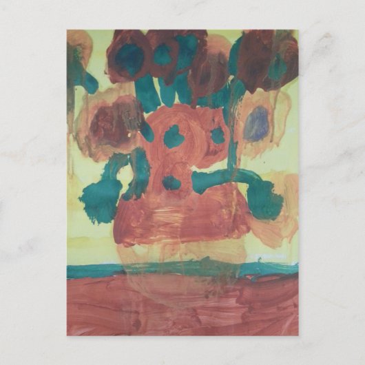 Carte Postale Galerie Smeraldo "Interprétation tournesol" (Devant)