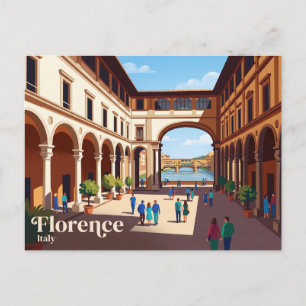 Carte Postale Galerie Uffizi Italie