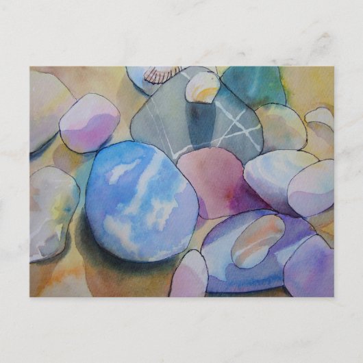 Carte Postale galets (Devant)