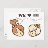 Carte Postale Galets et Bam Bam We Love (Devant / Derrière)