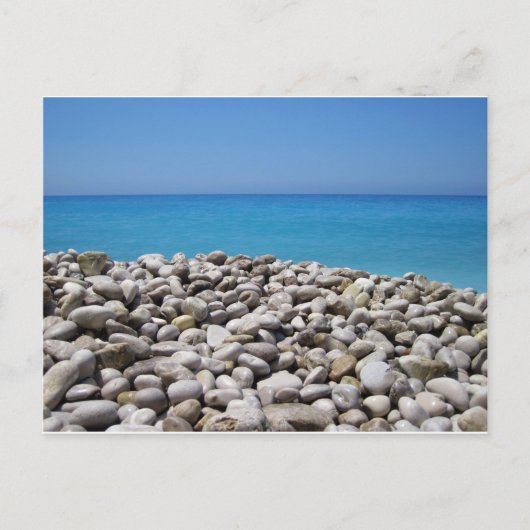 Carte Postale Galets et mer (Devant)