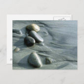 Carte Postale Galets sur la plage (Devant / Derrière)