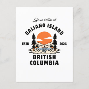 Carte Postale Galiano Island Colombie-Britannique
