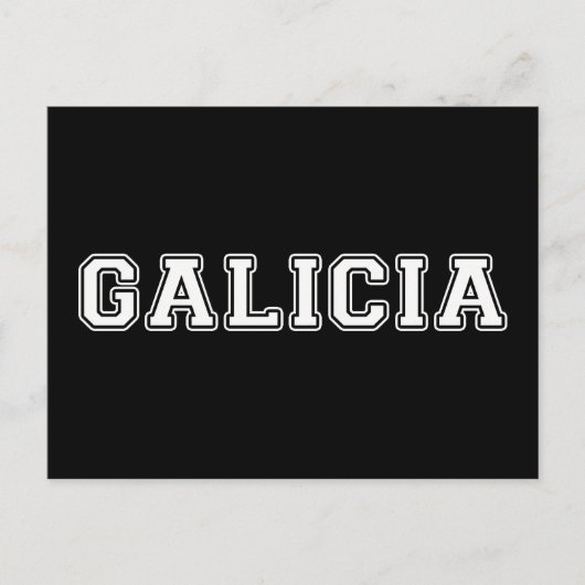 Carte Postale Galice (Devant)