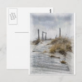 Carte Postale Galilée En Hiver (Devant / Derrière)