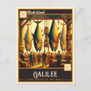 Carte Postale Galilée, Rhode Island   VINTAGE