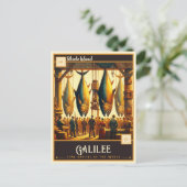 Carte Postale Galilée, Rhode Island | VINTAGE (Debout devant)