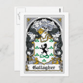 Carte Postale Gallagher Family Crest (Devant / Derrière)