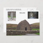 Carte Postale Gallarus Oratory, Kerry, Irlande (Devant / Derrière)