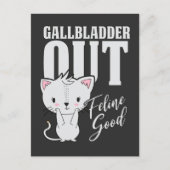 Carte Postale Gallbladder Feline Good Surgery Recovery Amoureux  (Devant)