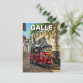 Carte Postale Galle Tuk Tuk Sri Lanka (Debout devant)