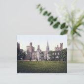 Carte Postale Galles vintages, Château de Cardiff c1910 (Debout devant)