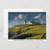 Carte Postale Galley Head Lighthouse, Comté de Cork, Irlande (Devant / Derrière)