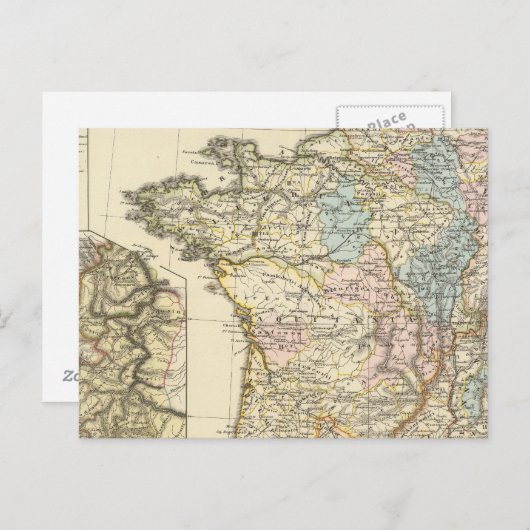 Carte Postale Gallia (Devant / Derrière)