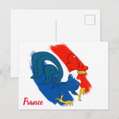 Carte postale Gallic Rooster (Devant / Derrière)