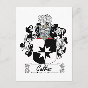 Carte Postale Gallina Family Crest