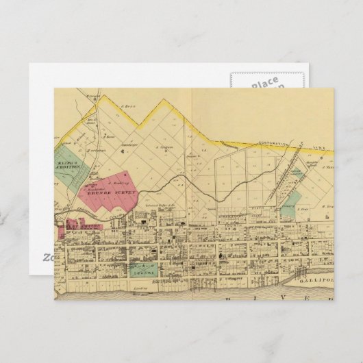 Carte Postale Gallipolis, Ohio (Devant / Derrière)