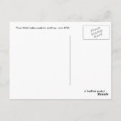 Carte postale galloise pour filles (Dos)