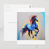 Carte Postale galop (Devant / Derrière)