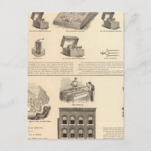 Carte Postale Galvano Faradic Manufacturing Company Bickford (Devant)