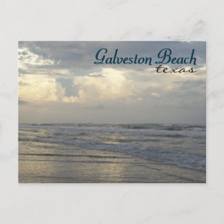Carte Postale Galveston Beach Texas Travel