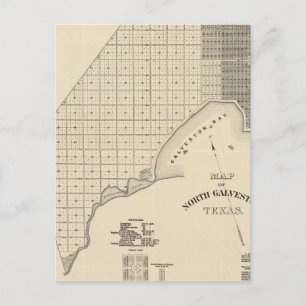 Carte Postale Galveston du Nord