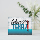 Carte postale Galveston Texas Surboard (Debout devant)