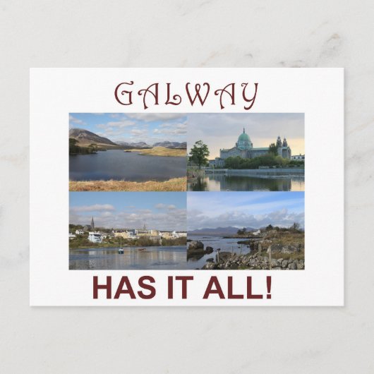 Carte Postale Galway a tout ! (Devant)