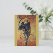 Carte Postale Gamayun : Le Prophète Oiseau Art Imaginaire (Debout devant)