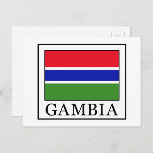 Carte Postale Gambie (Devant / Derrière)