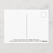 Carte postale Gambie Sunset (Dos)