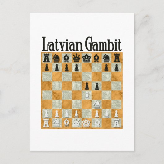 Carte Postale Gambit letton (Devant)