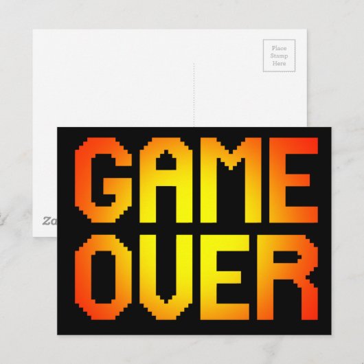 CARTE POSTALE GAME (Devant / Derrière)