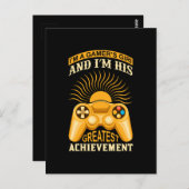 Carte Postale Gamer (Devant / Derrière)