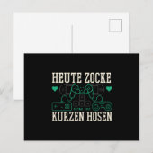 Carte Postale Gamer (Devant / Derrière)