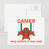 Carte Postale Gamer Before It (Devant / Derrière)