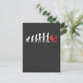 Carte Postale Gamer Evolution Funny Jeu Nerd PC Admin Gamer (Debout devant)